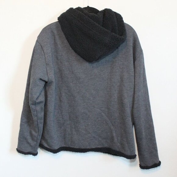 ✨2/$20 PINK Victoria's Secret 2in1 Reversible Sherpa Zip Jacket Small H12156 - Picture 6 of 11